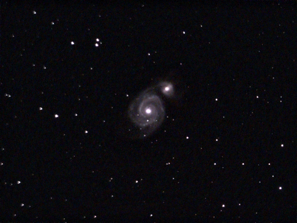 M51 foto gemaakt met Unistellar eQuinox2