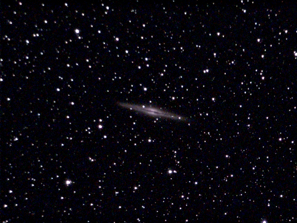 NGC 891 gemaakt met Unistellar eQuinox2