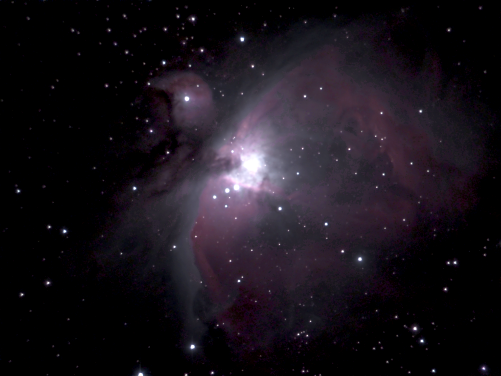 Orion nevel M42 gemaakt met Unistellar eQuinox2