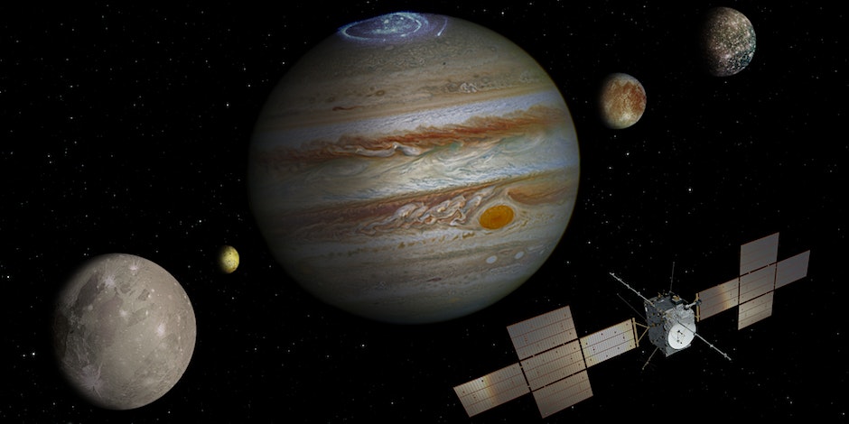 Lezing 31 mei 2024 door dr. ir.  D. Dirkx: De JUICE missie naar de manen van Jupiter