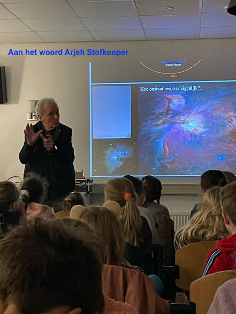 Succesvolle bezoekdag van Montessorischool De Kosmos aan de Sterrenwacht Midden-Nederland